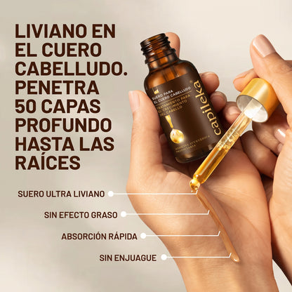 Capileka® Suero Capilar · Tratamiento Ayurvédico 30ml
